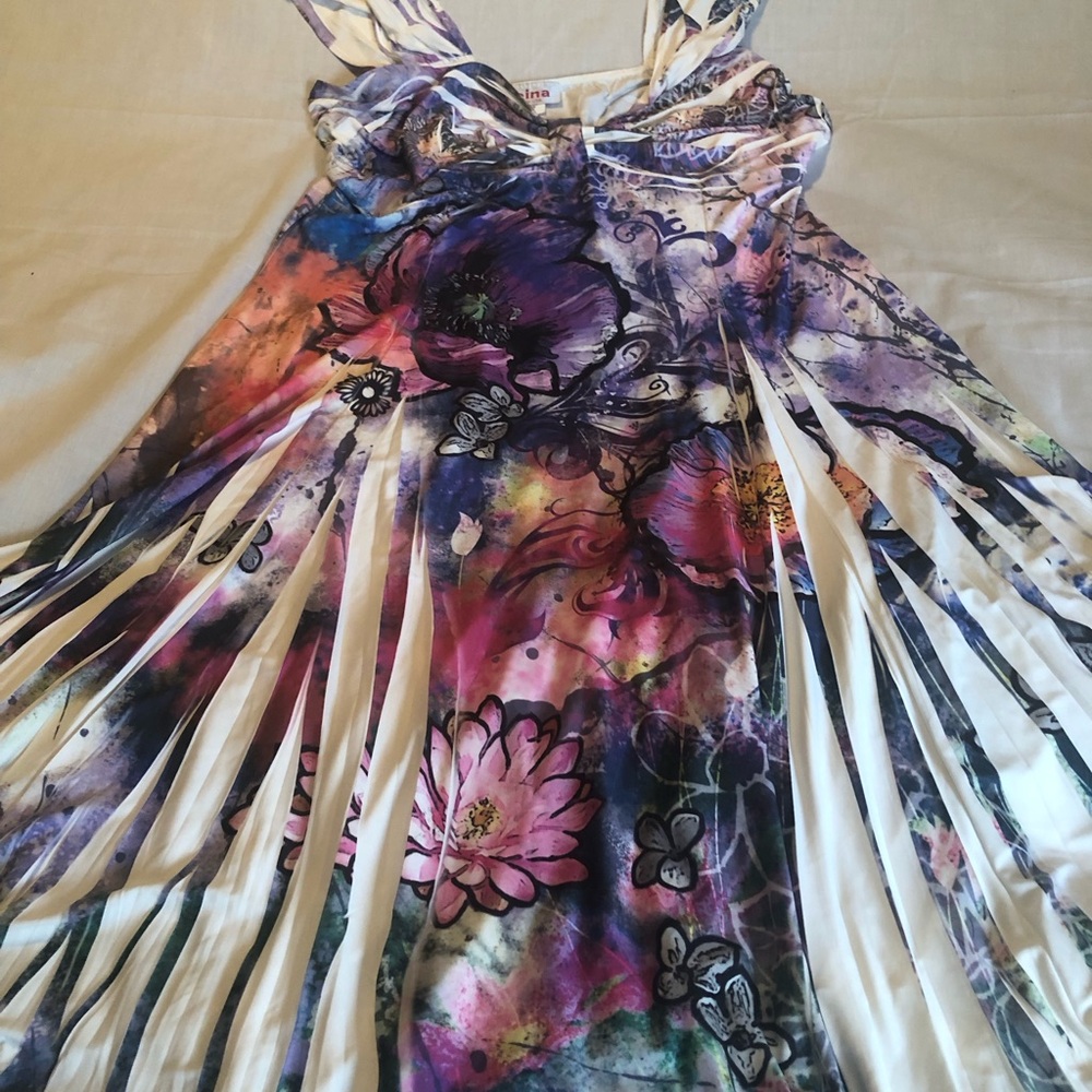 Purple Paisley Strappy Sundress